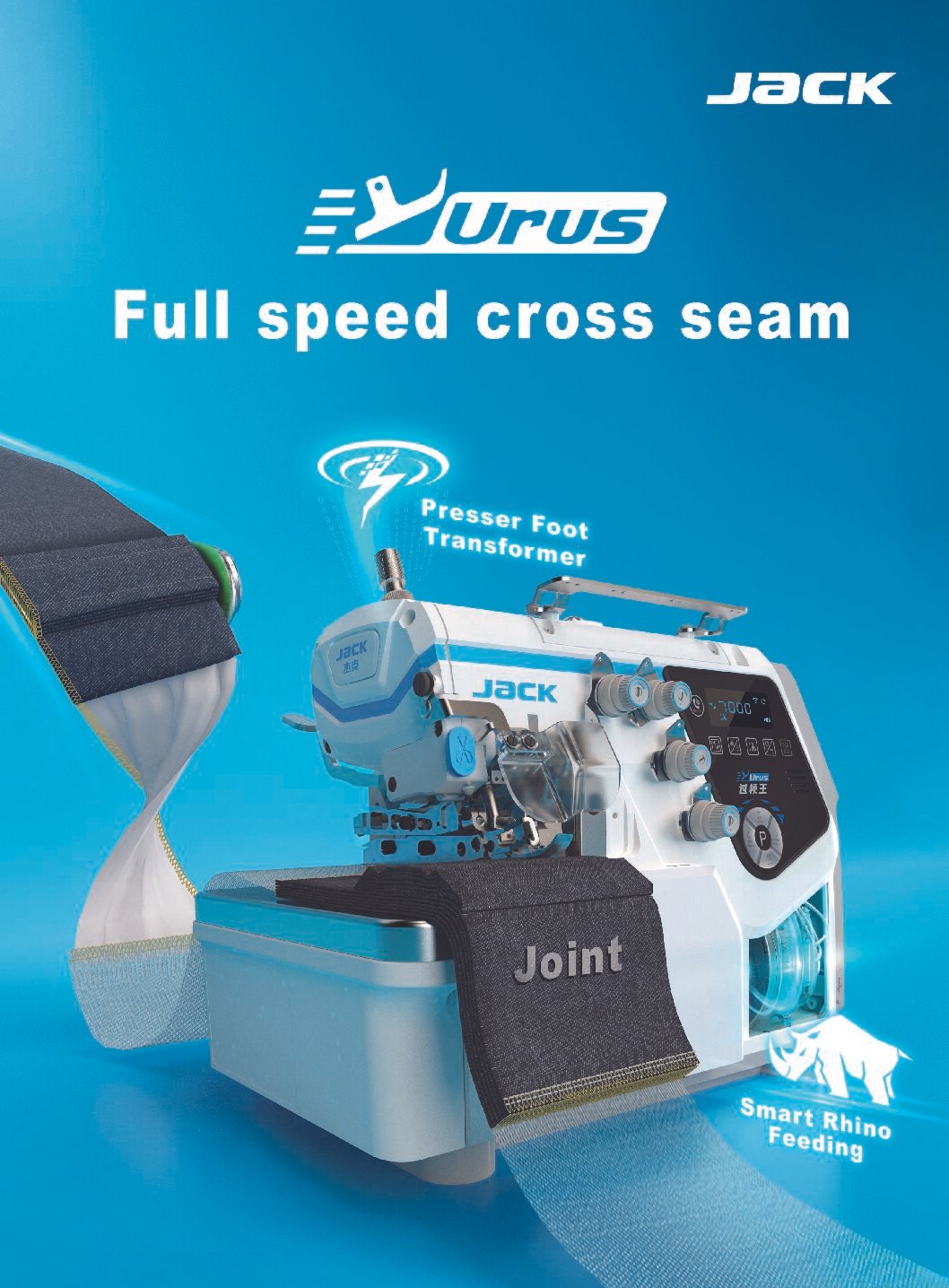 Compuerized automatic single needle lock stitch  sewing machine